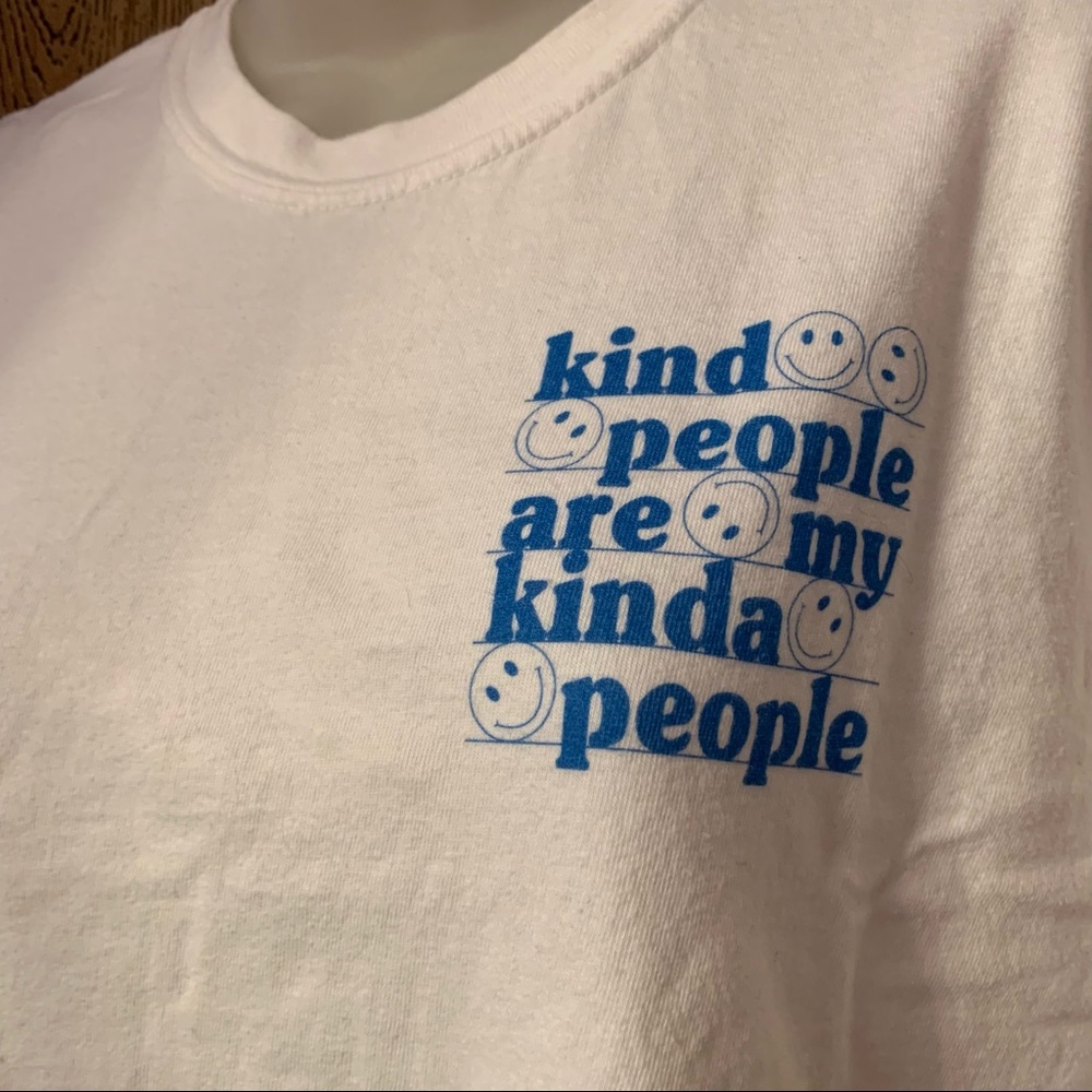 Kind People are My Kinda People Comfort Colors Graphic Tee - Size Medium Unisex